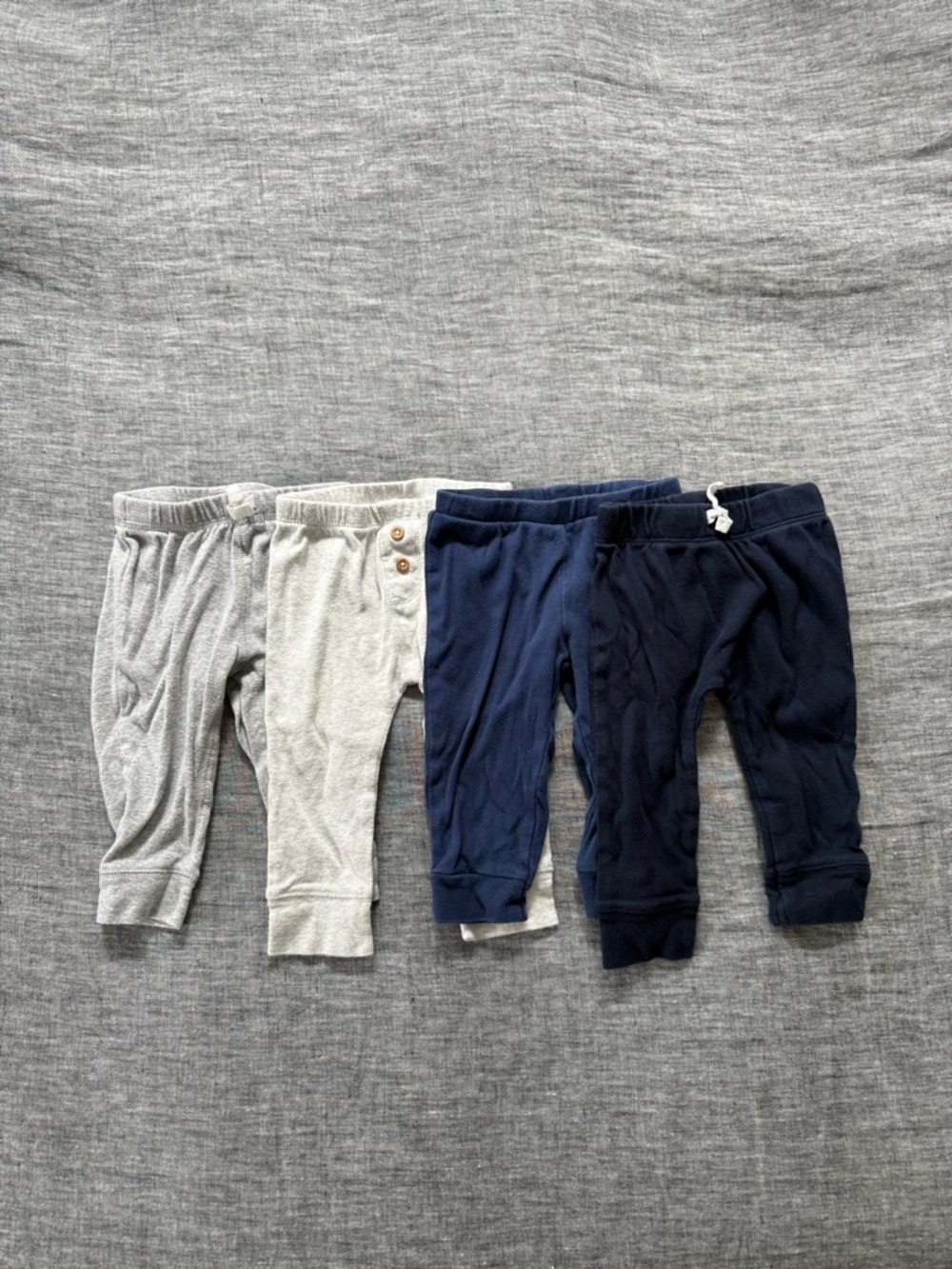 4 pairs gray/blue Carter’s pants